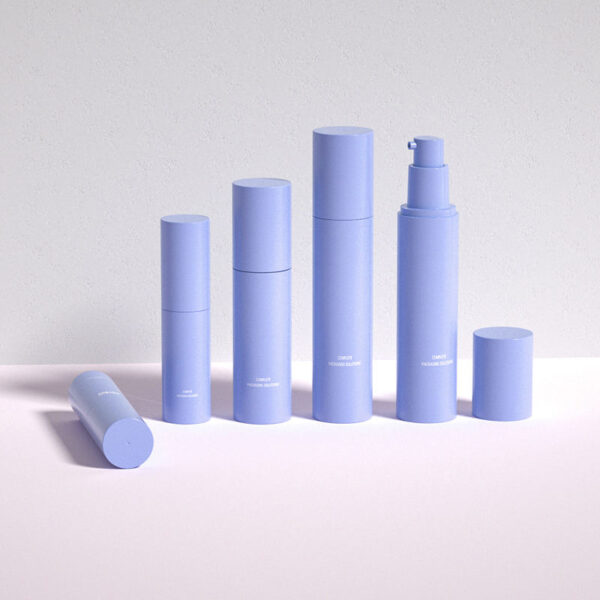 Green Blue Orange Airless Pump Bottle for Skin Care and Lotion