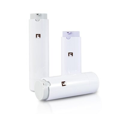 Airless Lotion Bottle for Skincare, Colorful Refillable Plastic Packaging