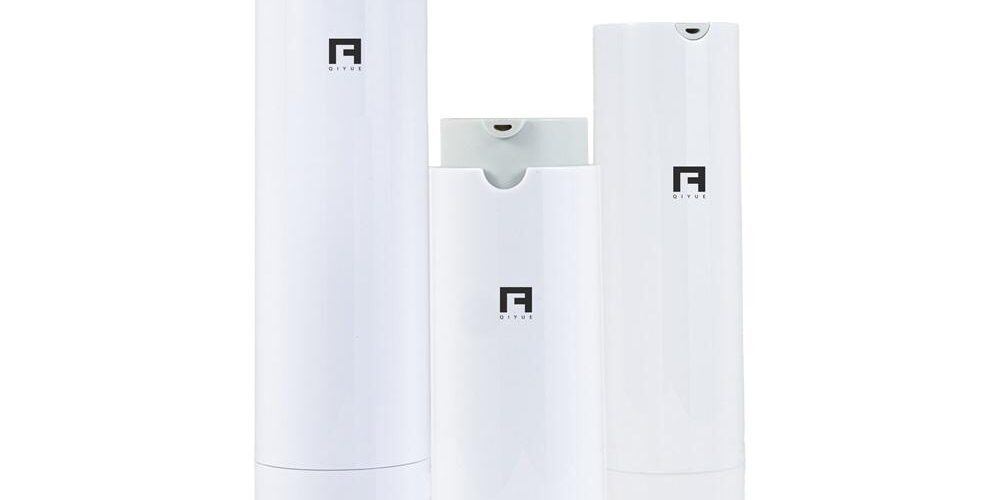Airless Lotion Bottle for Skincare, Colorful Refillable Plastic Packaging