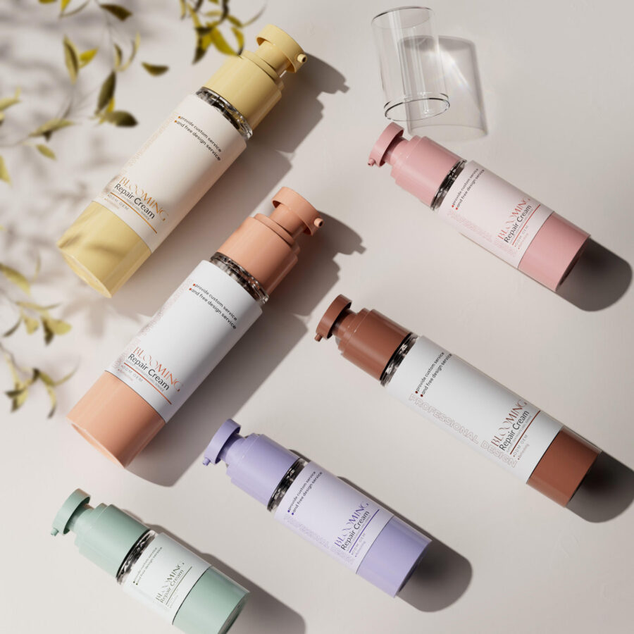 Eco-Friendly Airless Screw Cap Pump Bottle for Baby Face Cream and Hair Gel