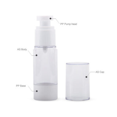  Eco-Friendly Airless Screw Cap Pump Bottle for Baby Face Cream and Hair Gel