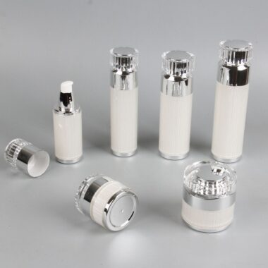 Acrylic Cosmetic Bottle Plastic Cream Jar for Lotion Eye Cream Packaging