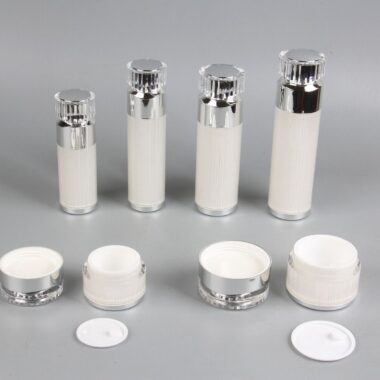 Acrylic Cosmetic Bottle Plastic Cream Jar for Lotion Eye Cream Packaging