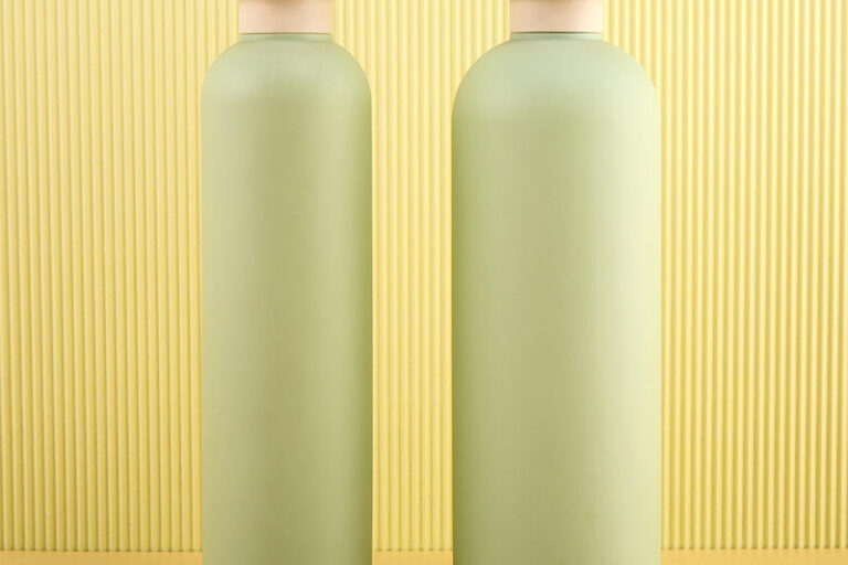 HDPE Cosmetic Plastic Bottle with Flip Top Cap for Shampoo & Lotion