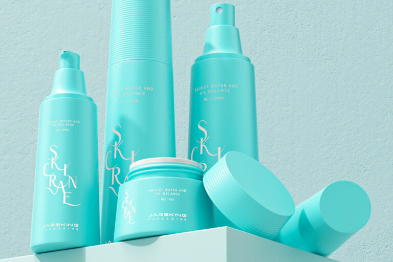 Frosted Round PET Cosmetic Bottles Set 30ml 50ml 100ml 120ml with Pump for Lotion and Serum