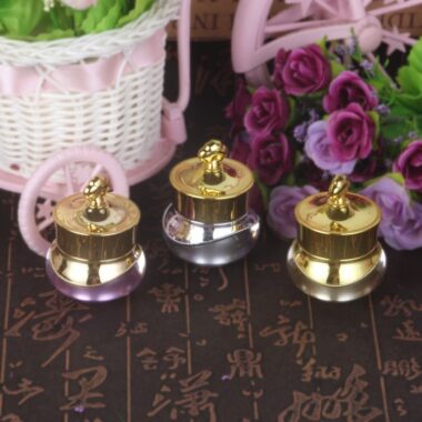 Large Capacity Acrylic Cosmetic Storage Jar for Skincare and Miscellaneous Items