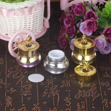 Large Capacity Acrylic Cosmetic Storage Jar for Skincare and Miscellaneous Items
