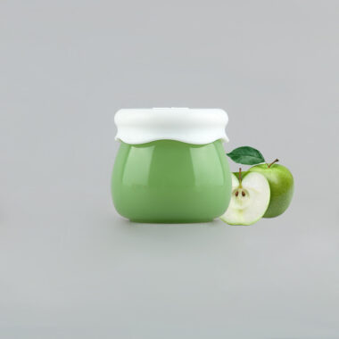 10g Acrylic Jam Jar with Multi-color Mushroom Shape Lip Gloss Container