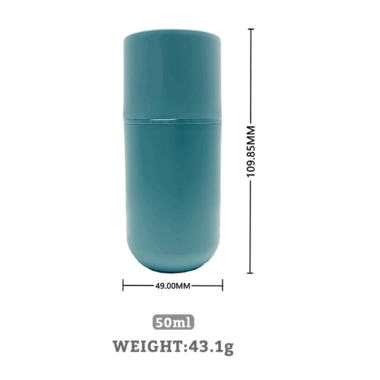 Premium 50ml Airless Pump Bottle for Lotion and Sunscreen