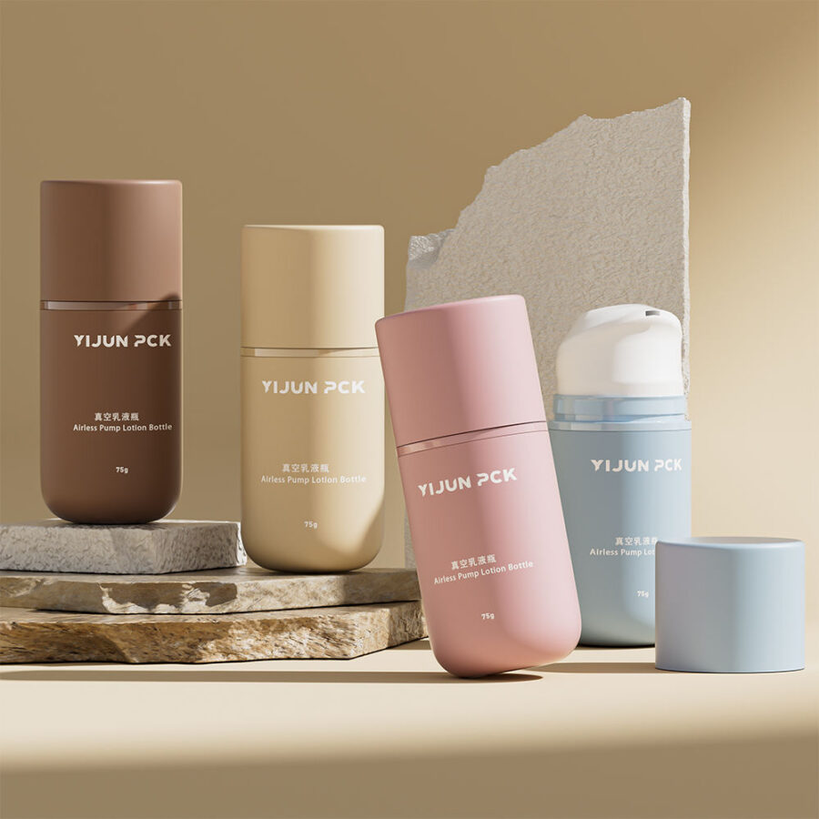 Premium 50ml Airless Pump Bottle for Lotion and Sunscreen