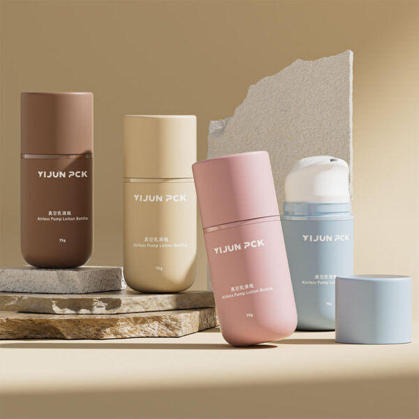 Premium 50ml Airless Pump Bottle for Lotion and Sunscreen