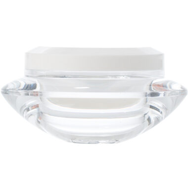 Transparent UFO Shaped Cream Jar Acrylic Cosmetic Bottle for Face Cream Eye Cream Foundation and Lotion